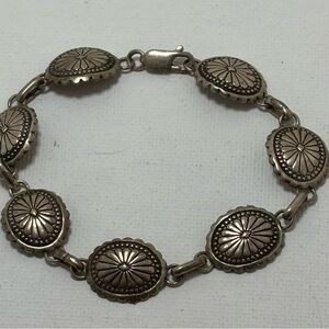 Sterling Silver concho Bracelet